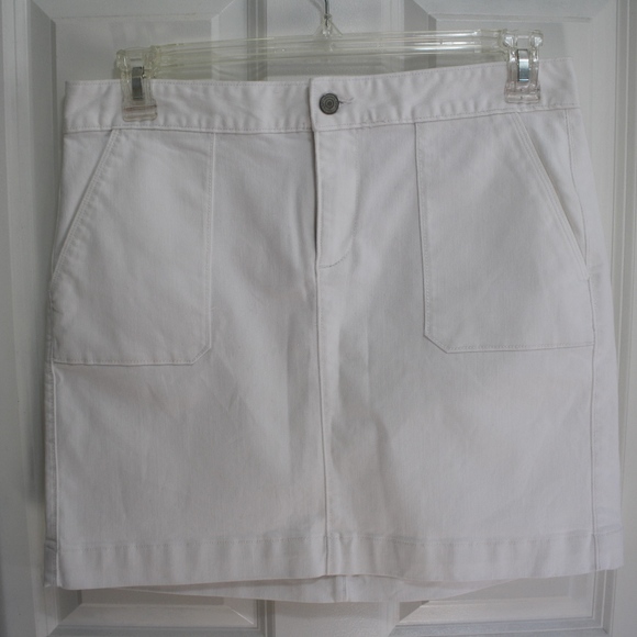 LOFT Dresses & Skirts - LOFT white denim skirt